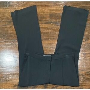 Versace Women's Crop Dress Pants M/L? Lace Detail To Sides Made in Italy *Flaw*
